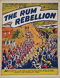 The Australian Children's Pictorial Social Studies (Australian Visual Education, 1957? series) #10 — The Rum Rebellion (1958)
