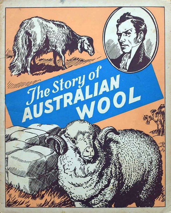 The Australian Children's Pictorial Social Studies (Australian Visual Education, 1957? series) #18 ([1959?]) —The Story of Australian Wool