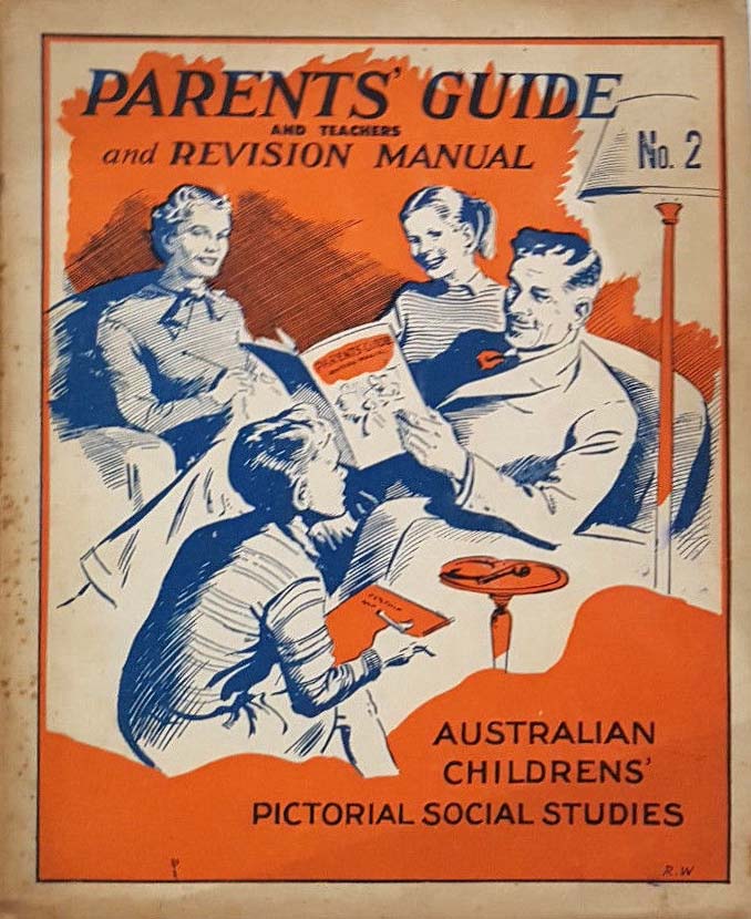 The Australian Children's Pictorial Social Studies (Australian Visual Education, 1957? series) #20 — Parents' Guide and Revision Manual No. 2 ([1959?])