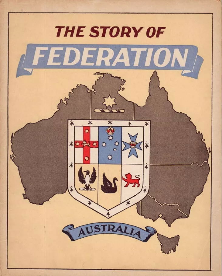 The Australian Children's Pictorial Social Studies (Australian Visual Education, 1957? series) #24 — The Story of Federation ([1959?])