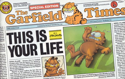 Garfield (Budget Books, 1984 series)  #10 [373080-1] (October 1987) — This is Your Life
