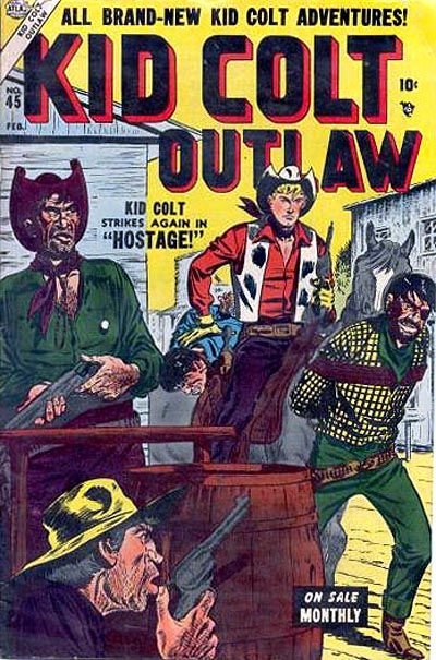 Kid Colt Outlaw (Marvel, 1949 series) #45 (February 1955)