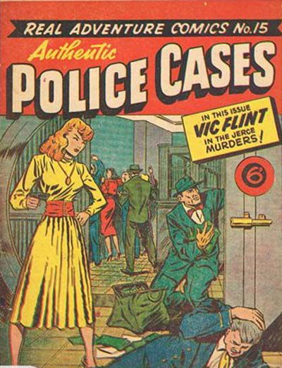 Real Adventure Comics (Times, 1952? series) #15 — Authentic Police Cases ([November 1951?])