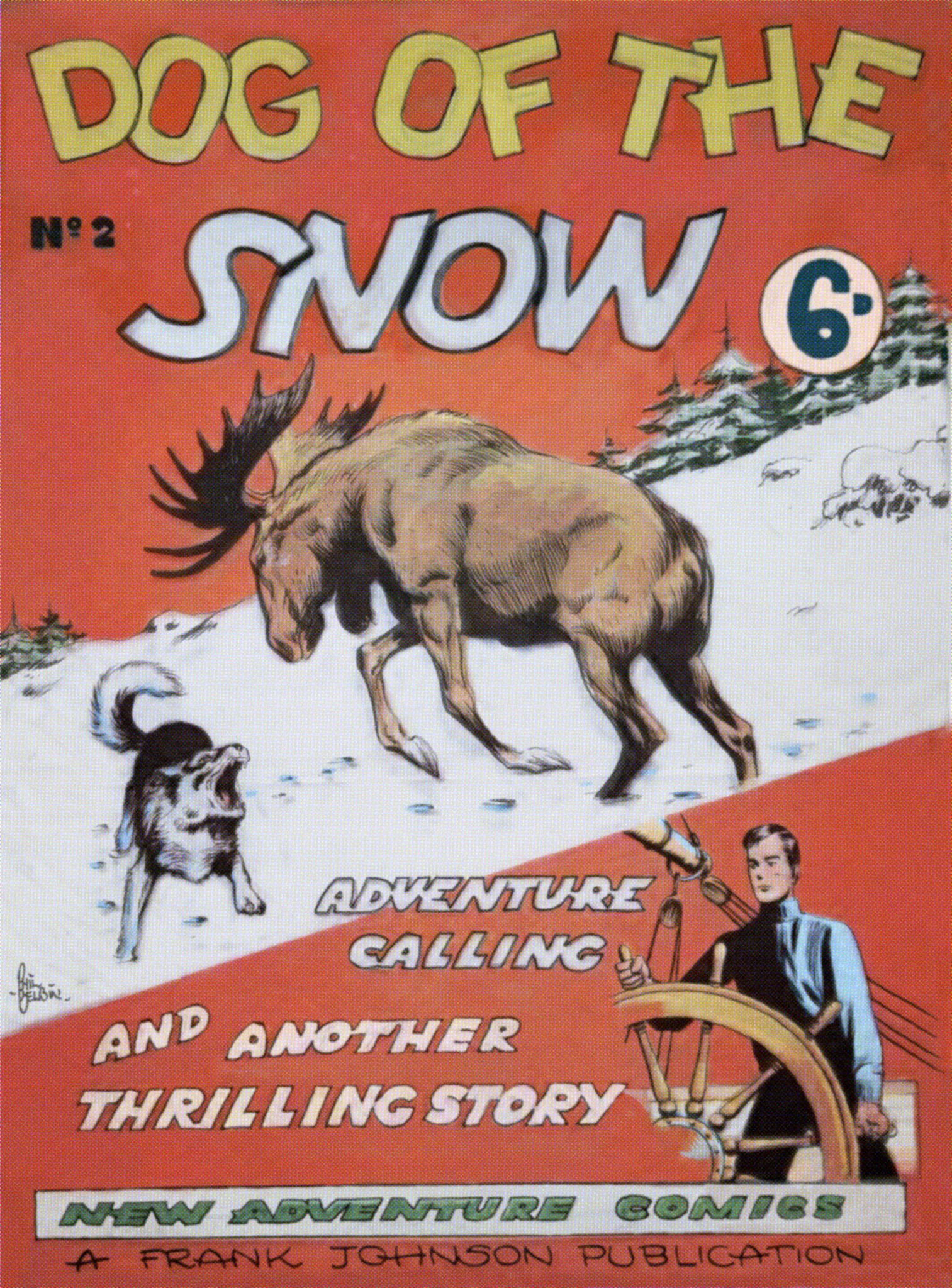 New Adventure Comics (Frank Johnson, 1949 series) #2 — Dog of the Snow ([November 1949?])