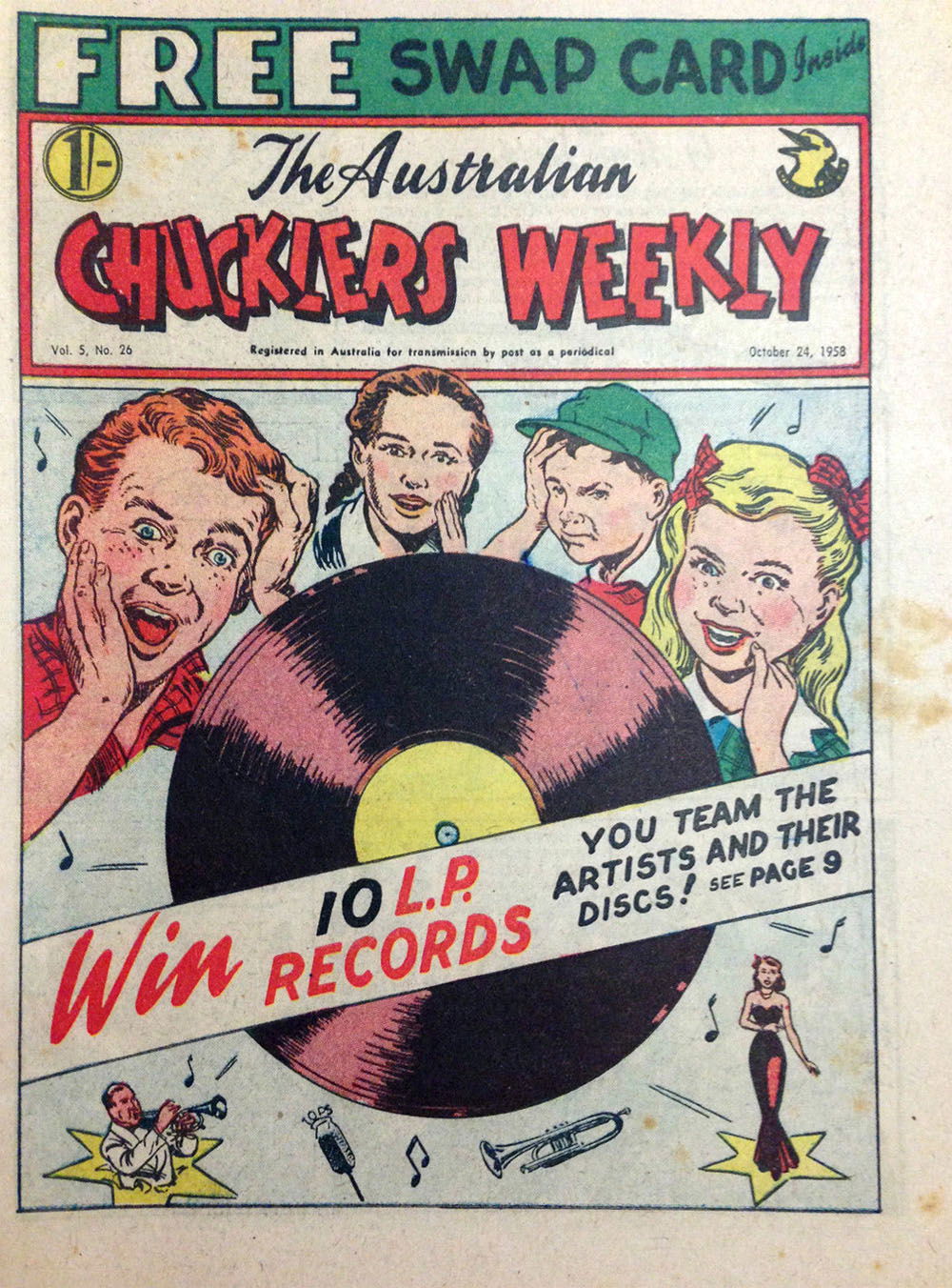 The Australian Chucklers Weekly (Molly Dye, 1959? series) v5#26 (24 October 1958)