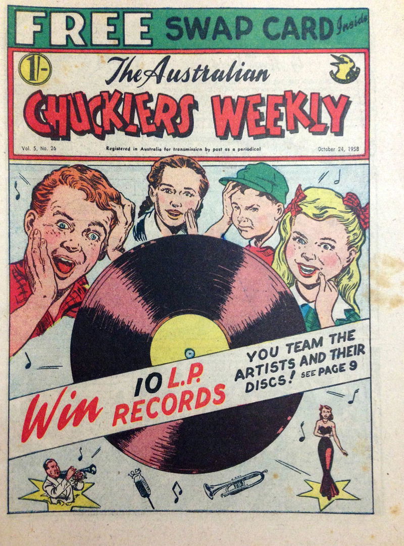 The Australian Chucklers Weekly (Molly Dye, 1959? series) v5#26 (24 October 1958)