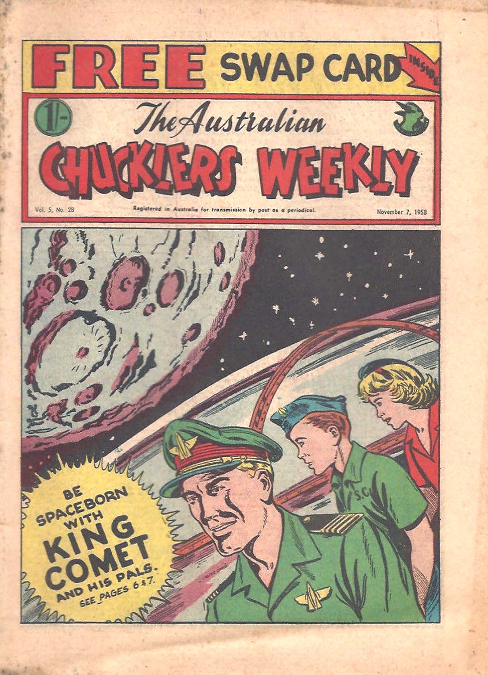 The Australian Chucklers Weekly (Molly Dye, 1959? series) v5#28 (7 November 1958)