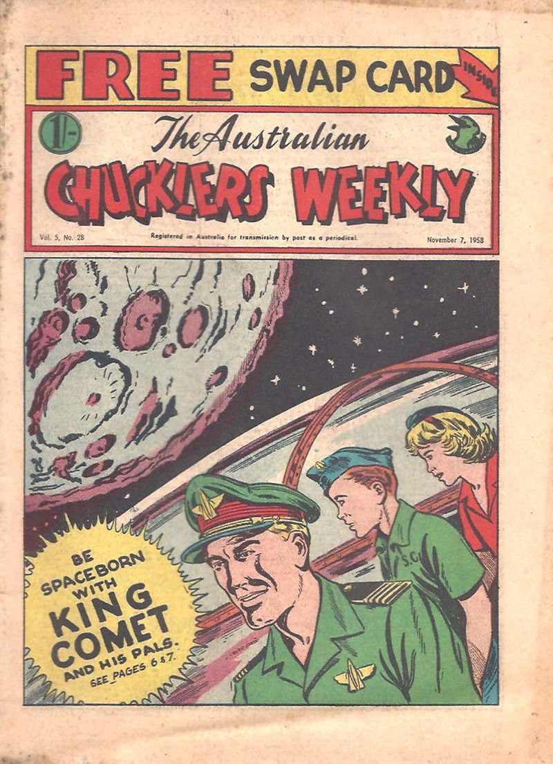 The Australian Chucklers Weekly (Molly Dye, 1959? series) v5#28 (7 November 1958)