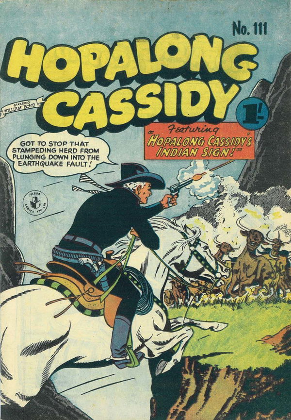 Hopalong Cassidy (Colour Comics, 1954 series) #111 ([August 1958?])