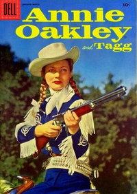 Annie Oakley & Tagg (Dell, 1955 series)  #6 (January-March 1956) — Untitled
