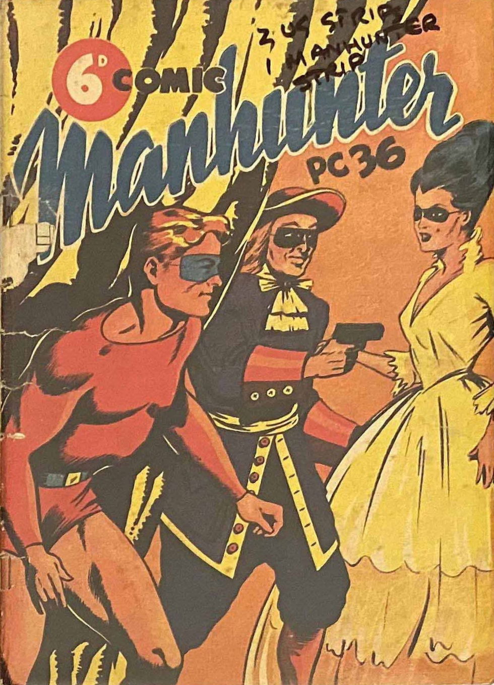 Manhunter (Pyramid, 1951 series) #36 ([April 1950?])
