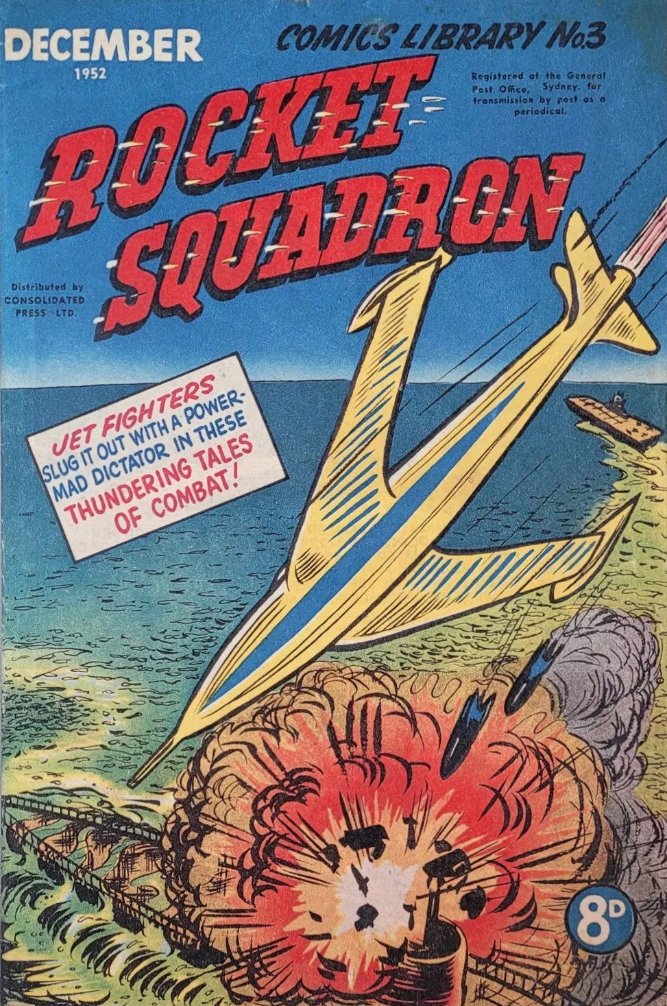 Comics Library (Red Circle, 1952 series) #3 — Rocket Squadron (December 1952)