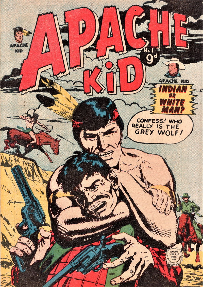 Apache Kid (Horwitz, 1957? series) #1 (August 1956)