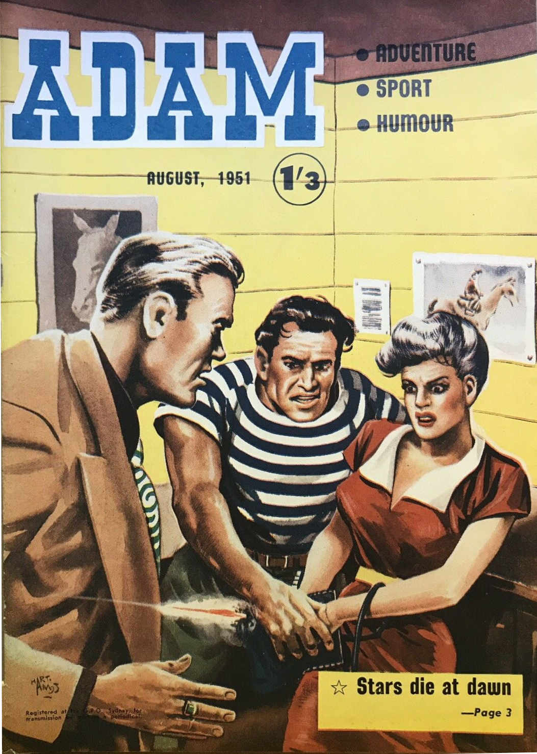 Adam (Adam, 1946 series) v11#3 (August 1951)
