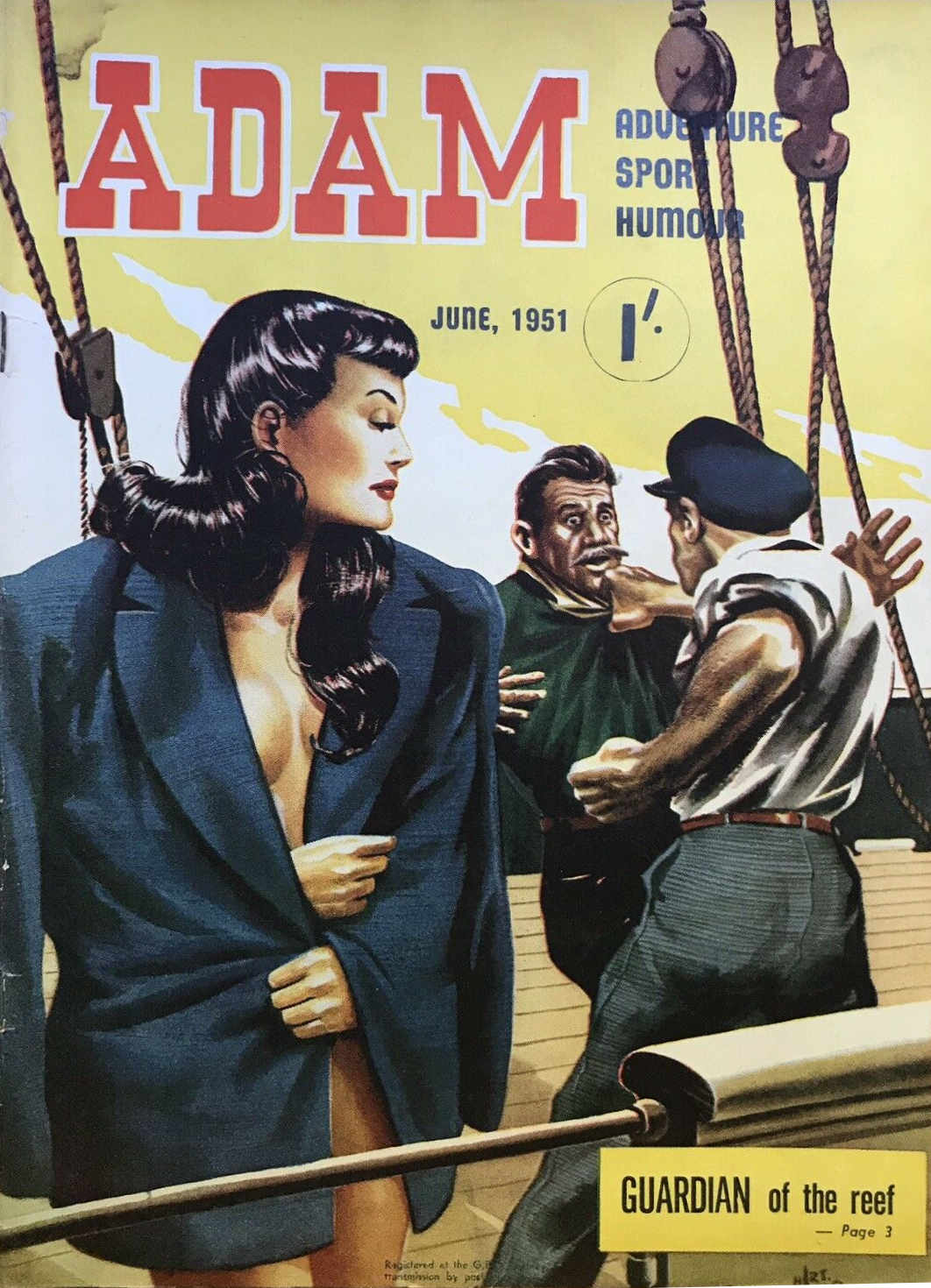 Adam (Adam, 1946 series) v11#1 (June 1951)
