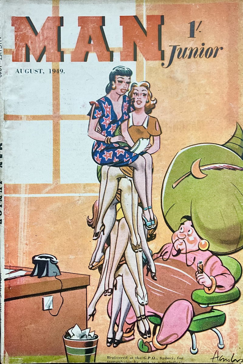 Man Junior (KG Murray, 1937 series) v19#1 (August 1949)