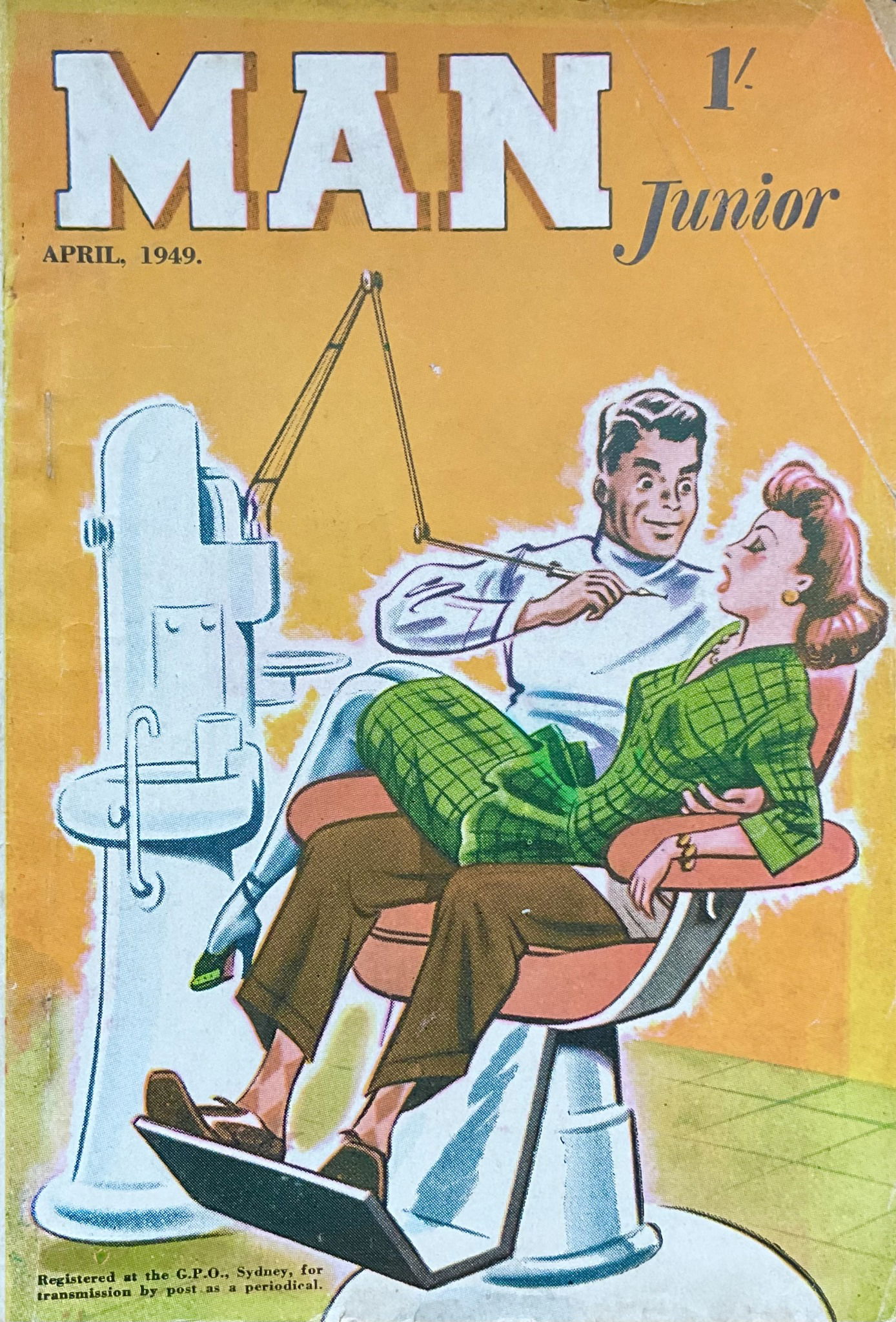 Man Junior (KG Murray, 1937 series) v18#3 (April 1949)