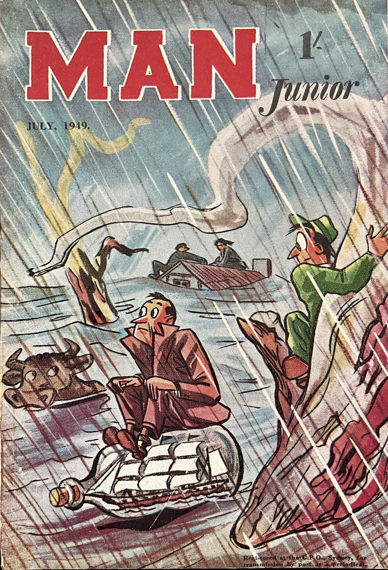 Man Junior (KG Murray, 1937 series) v18#6 (July 1949)