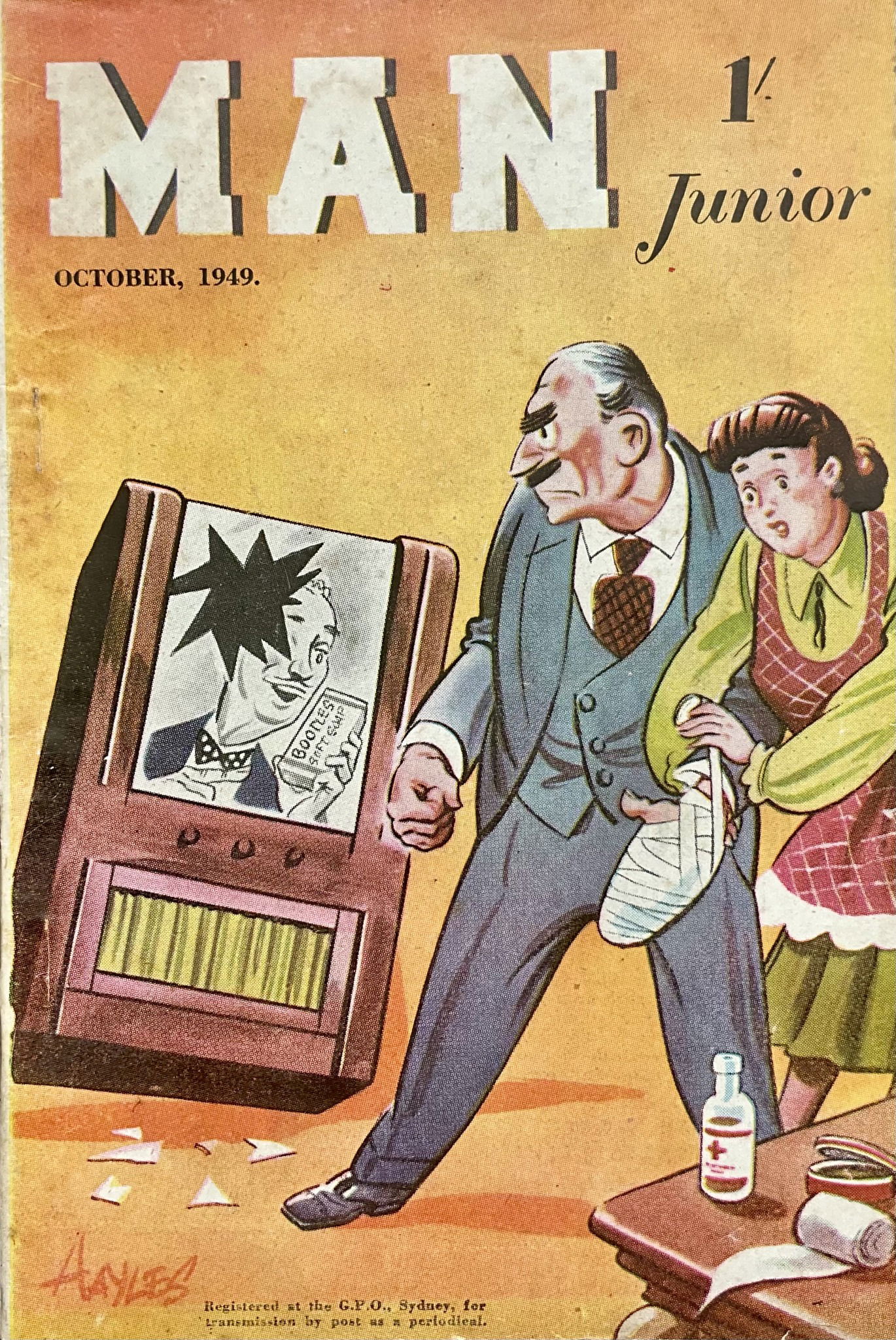 Man Junior (Man Jr, 1949 series) v19#3 (October 1949)