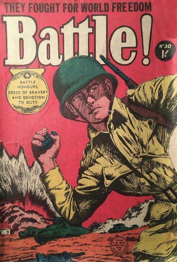 Battle! (Horwitz, 1955 series) #30 ([December 1955?])