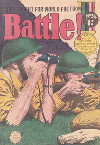 Battle! (Horwitz, 1955 series) #34 [April 1956?]