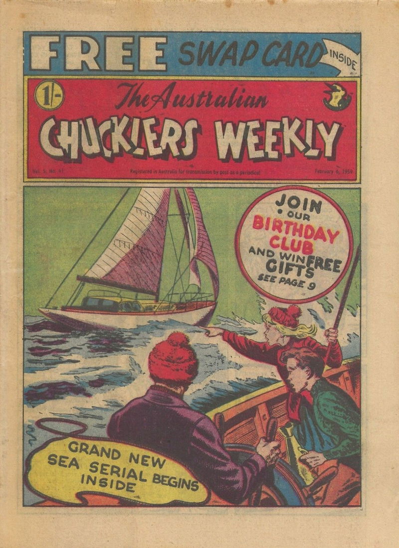 The Australian Chucklers Weekly (Molly Dye, 1959? series) v5#41 (6 February 1959)