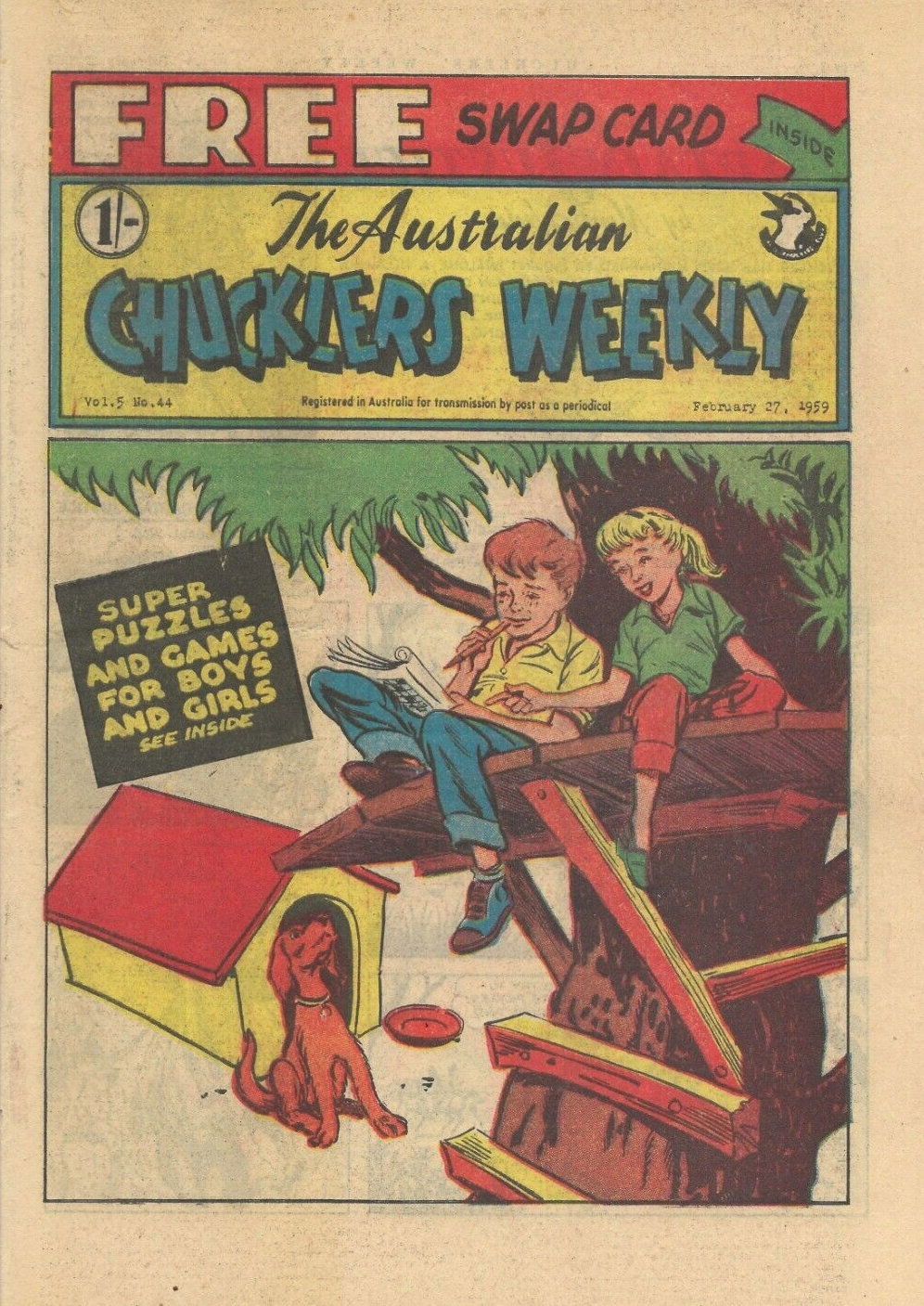 The Australian Chucklers Weekly (Molly Dye, 1959? series) v5#44 (27 February 1959)