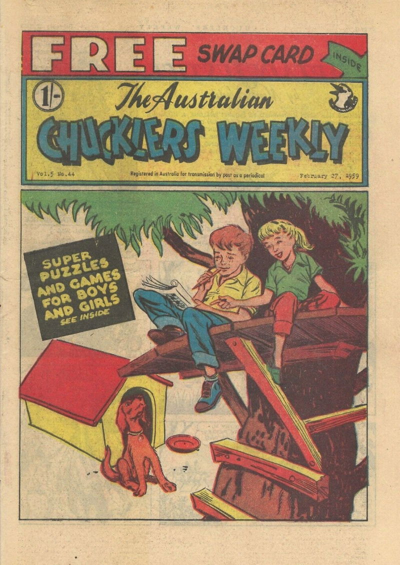 The Australian Chucklers Weekly (Molly Dye, 1959? series) v5#44 (27 February 1959)