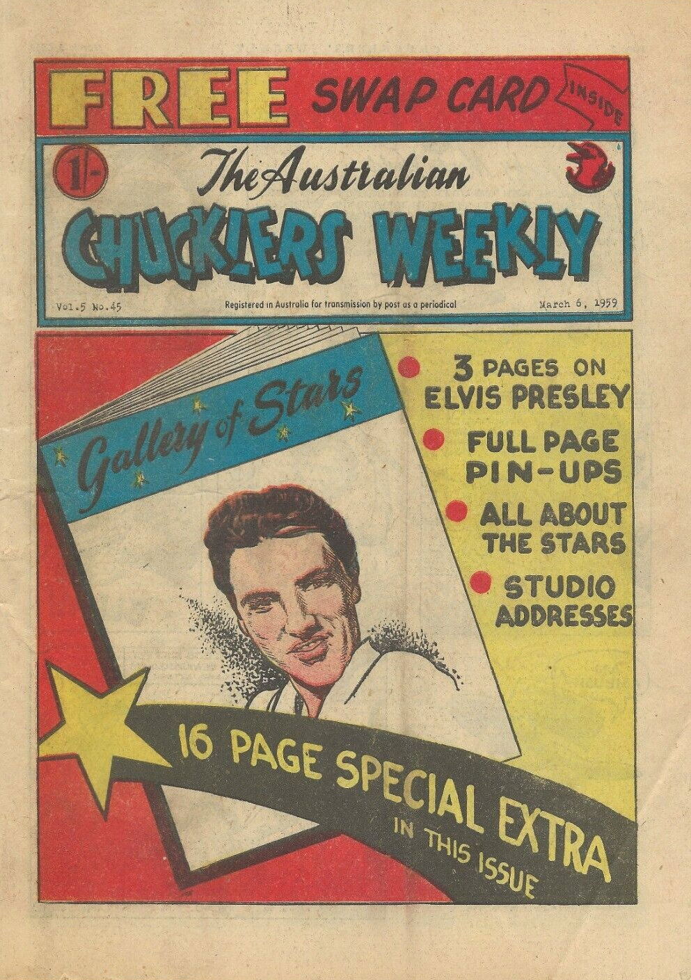 The Australian Chucklers Weekly (Molly Dye, 1959? series) v5#45 (6 March 1959)