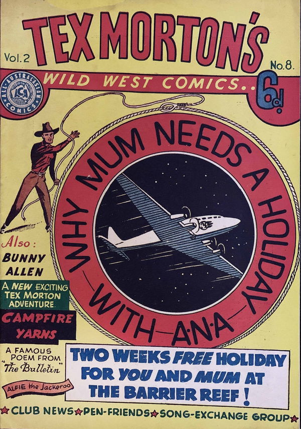 Tex Morton's Wild West Comics (Allied, 1948 series) v2#8 ([March 1950?])