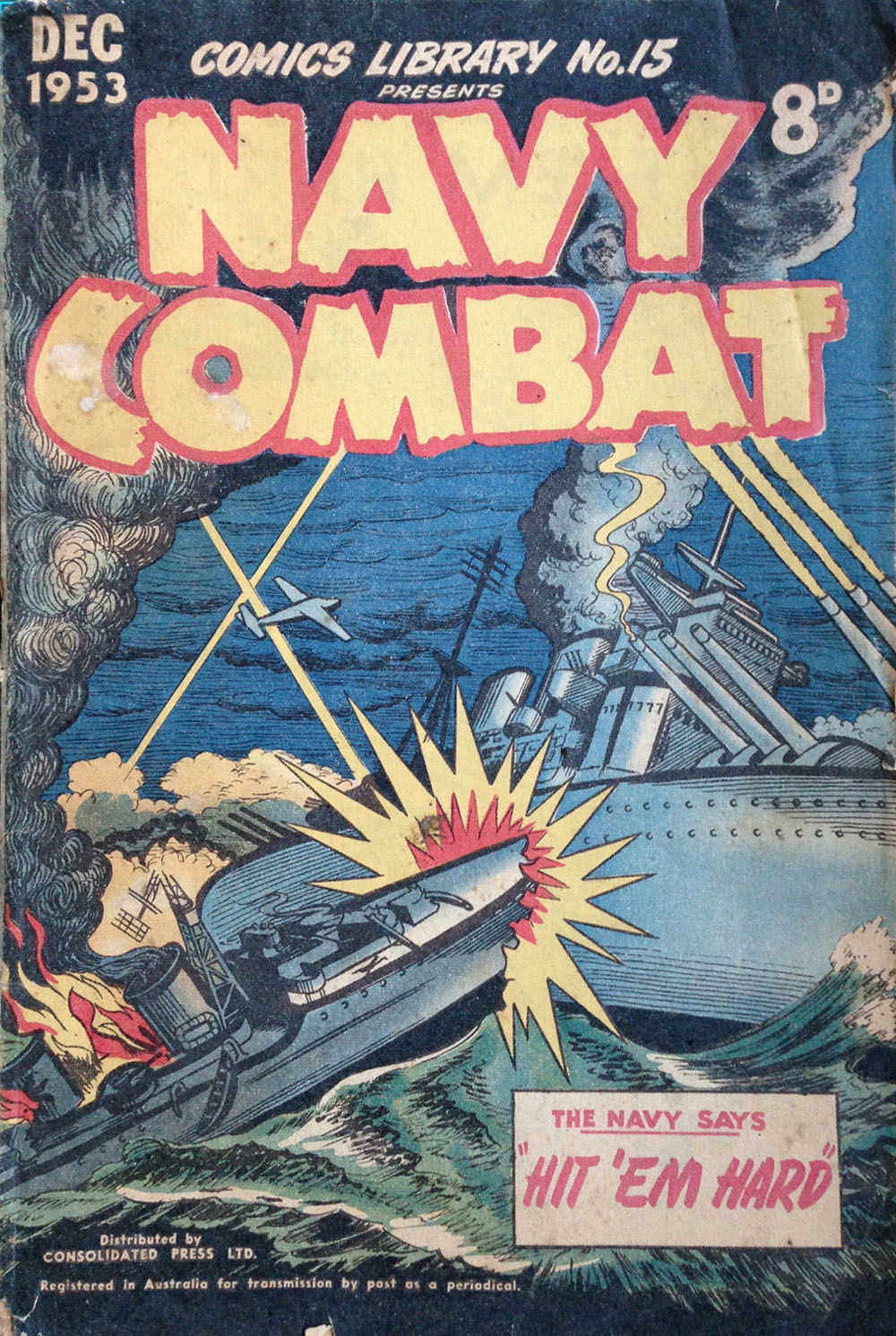 Comics Library (Red Circle, 1952 series) #15 — Navy Combat (December 1953)