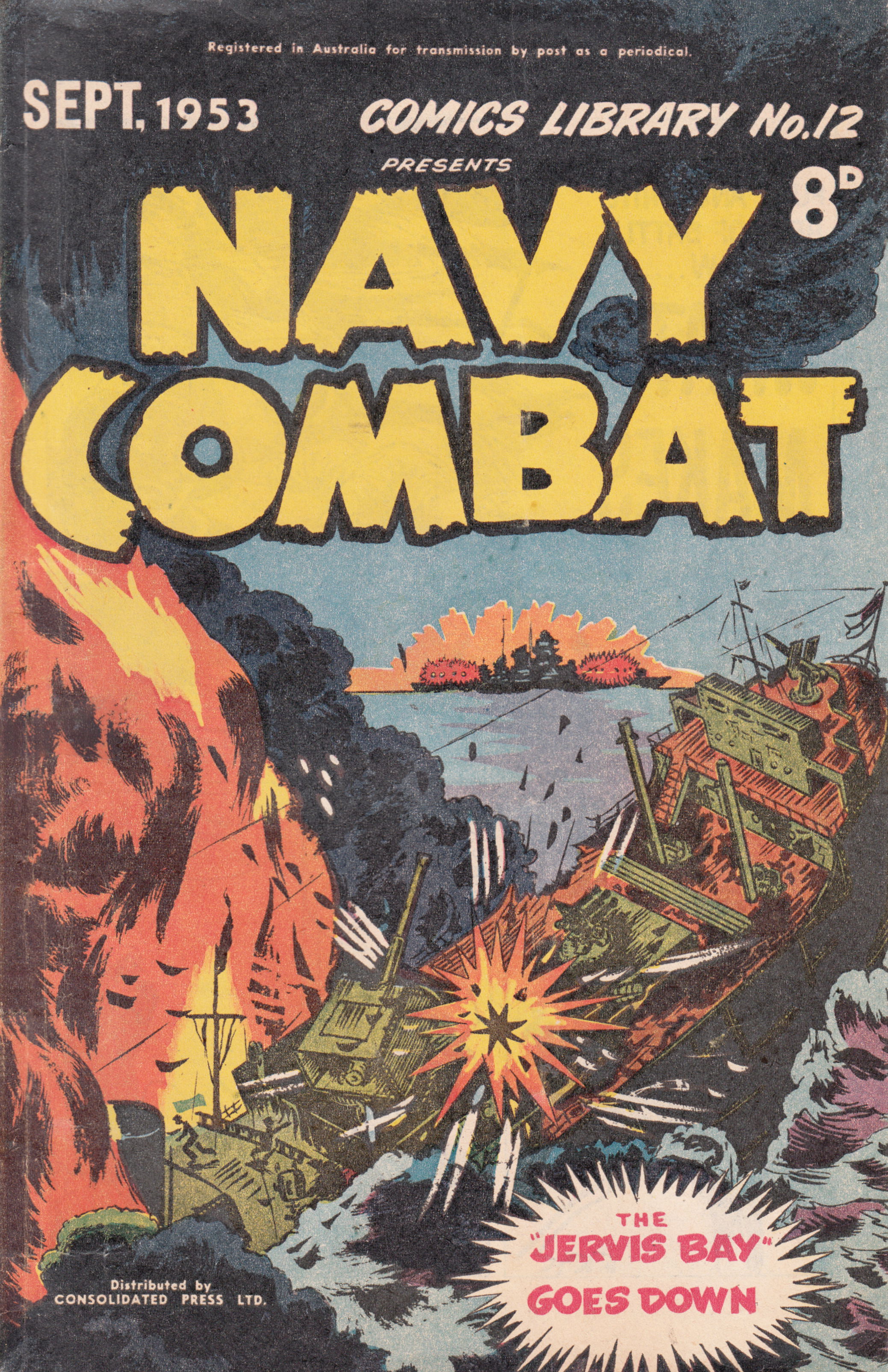 Comics Library (Red Circle, 1952 series) #12 — Navy Combat (September 1953)