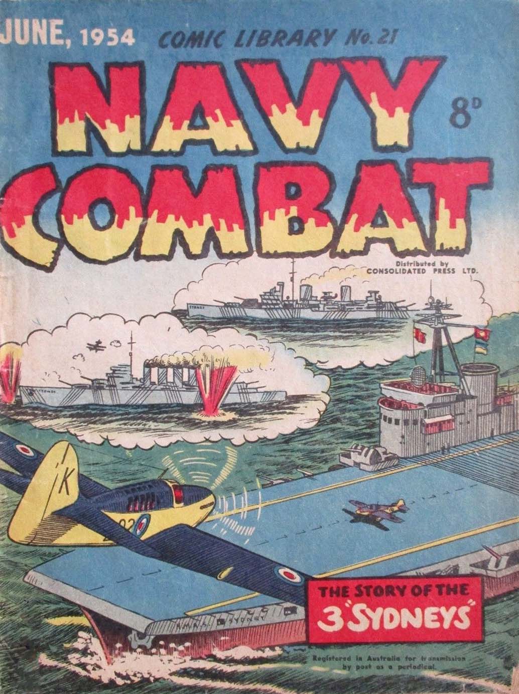 Comics Library (Red Circle, 1952 series) #21 — Navy Combat (June 1954)
