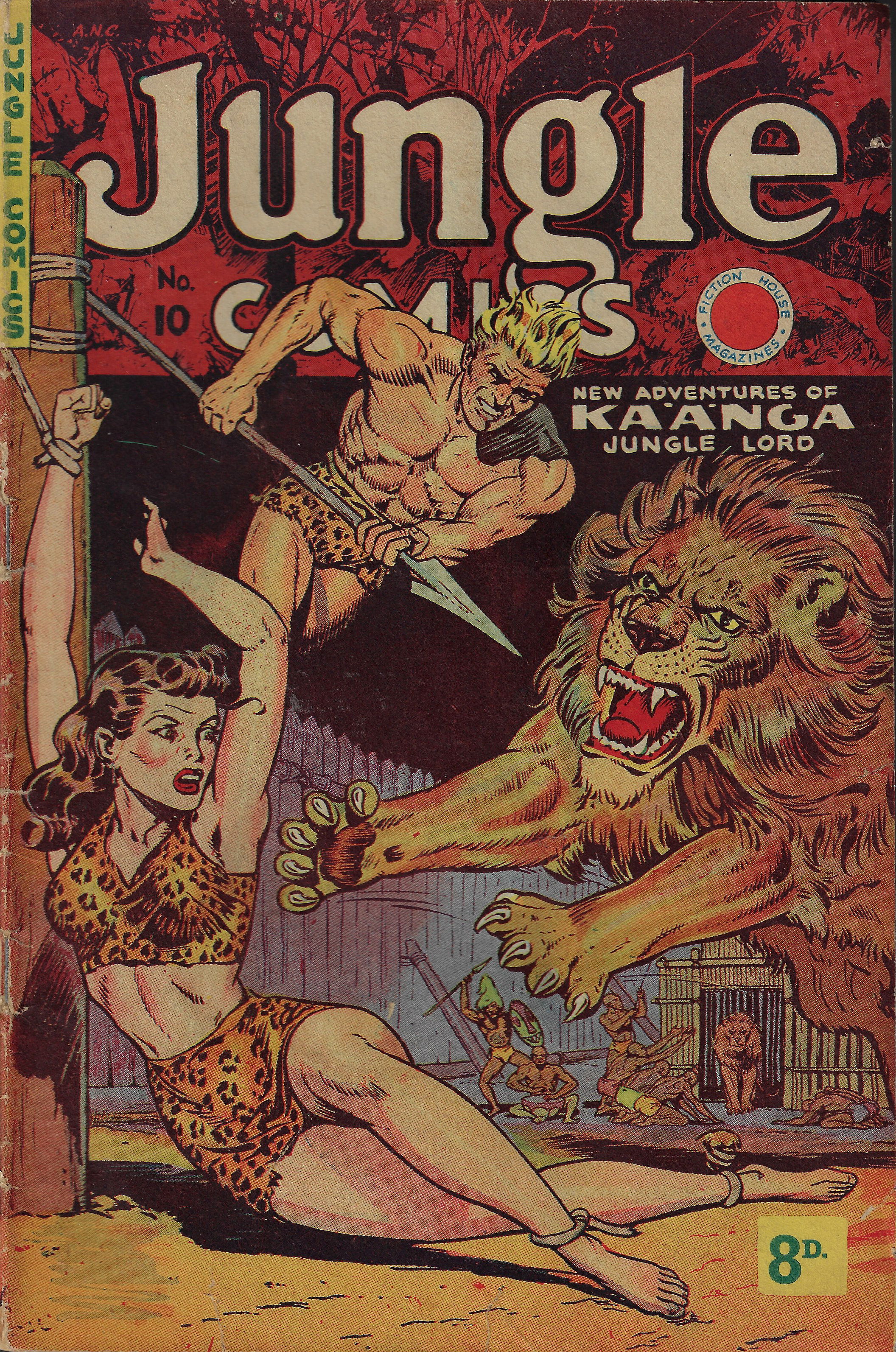 Jungle Comics (HJ Edwards, 1950? series) #10 ([July 1951?])