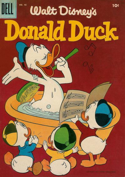 Walt Disney's Donald Duck (Dell, 1952 series) #45 January 1956