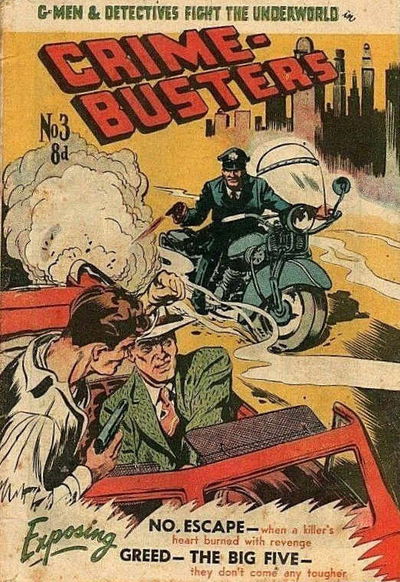 Crime-Busters (Transport, 1953? series) #3 [September 1952?]