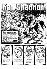Ken Shannon Private Eye (Ayers & James, 1952 series)  #4 ([April 1952?]) — Murder with a Bang!
