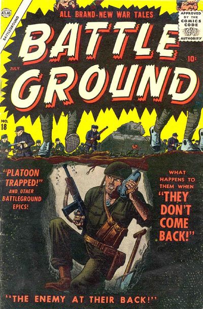 Battleground (Atlas [Marvel], 1954 series) #18 (July 1957)