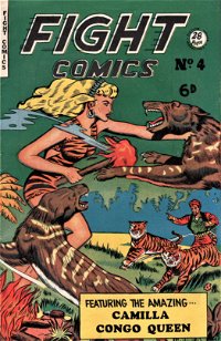 Fight Comics (HJ Edwards, 1951? series) #4 — Dawn Beast from Karana-Zan!