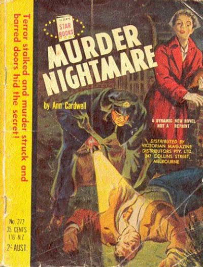Star Books (Original Novels, 1953? series) #272 — Murder Nightmare (1954)