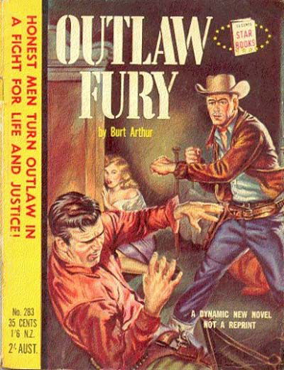 Star Books (Original Novels, 1953? series) #283 — Outlaw Fury (1955)