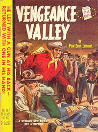 Star Books (Original Novels, 1953? series) #287 — Vengeance Valley 1955