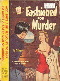 Star Books (Original Novels, 1953? series) #294 — Fashioned for Murder 1955