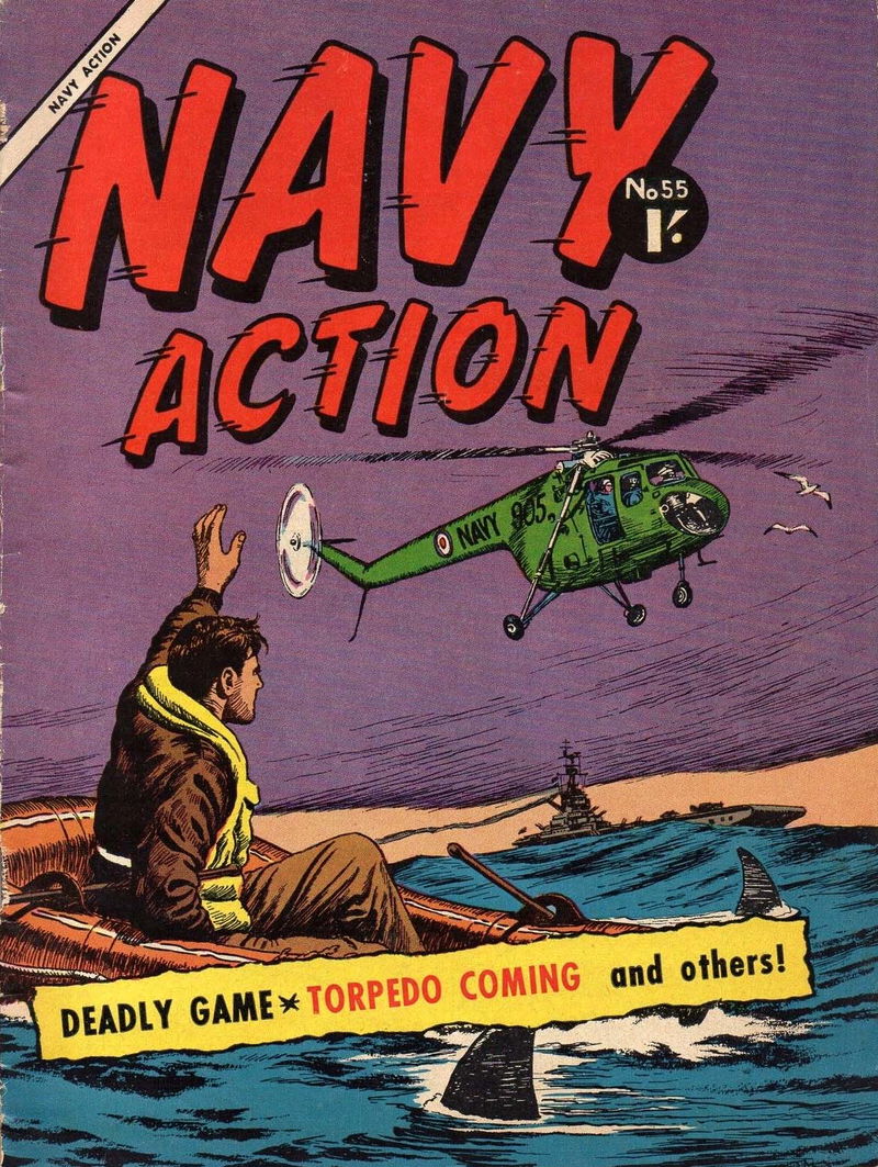 Navy Action (Horwitz, 1956 series) #55 ([November 1959])