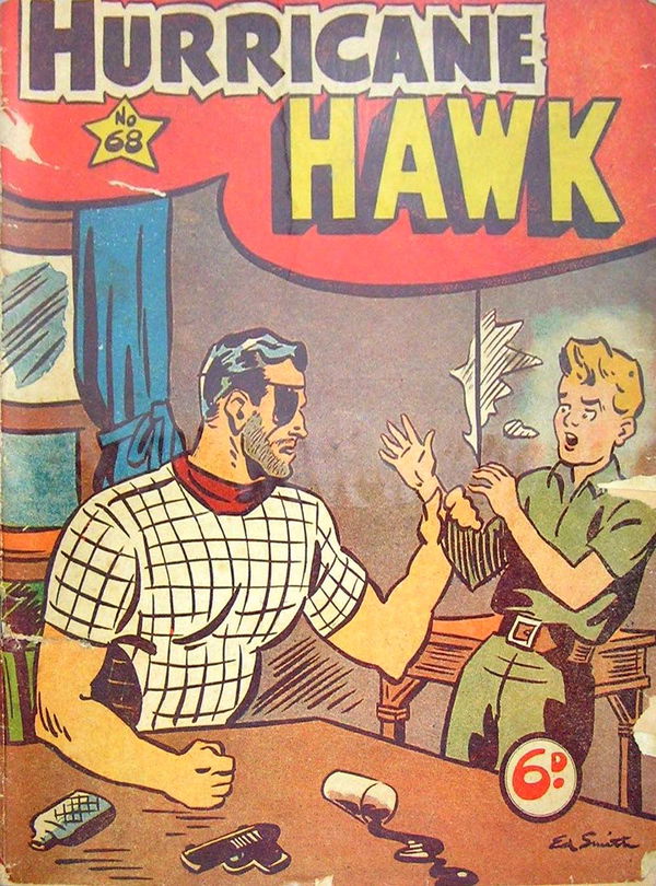 Hurricane Hawk (Fitchett, 1938 series) #68 ([March 1945?]) —The Adventures of Hurricane Hawk