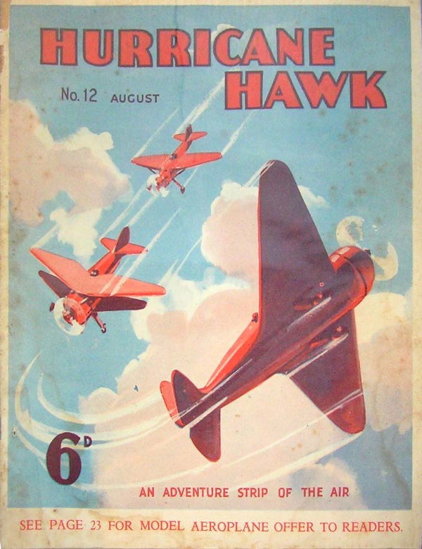 Hurricane Hawk (Fitchett, 1938 series) #12 March 1940