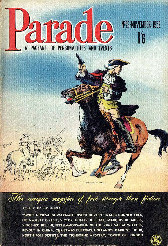 Parade (Invincible, 1947 series) #25 (November 1952)