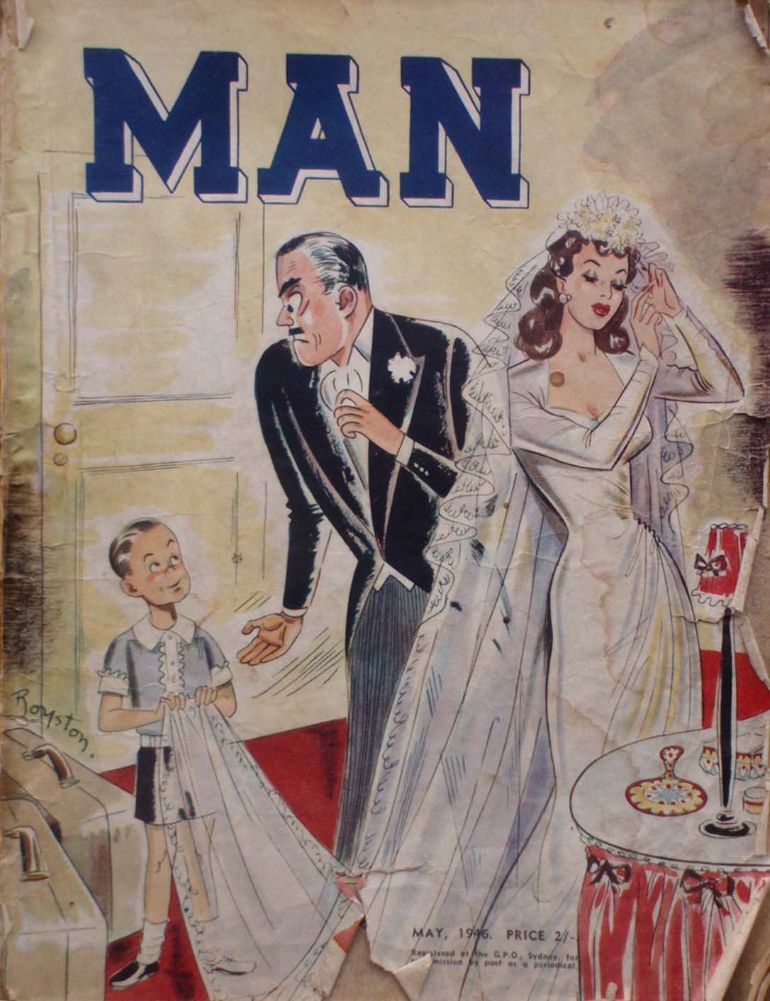Man [Man Magazine] (KG Murray, 1936? series) v19#5 (May 1946)