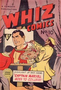 Whiz Comics (Vee, 1947 series) #10 — Captain Marvel Goes to College