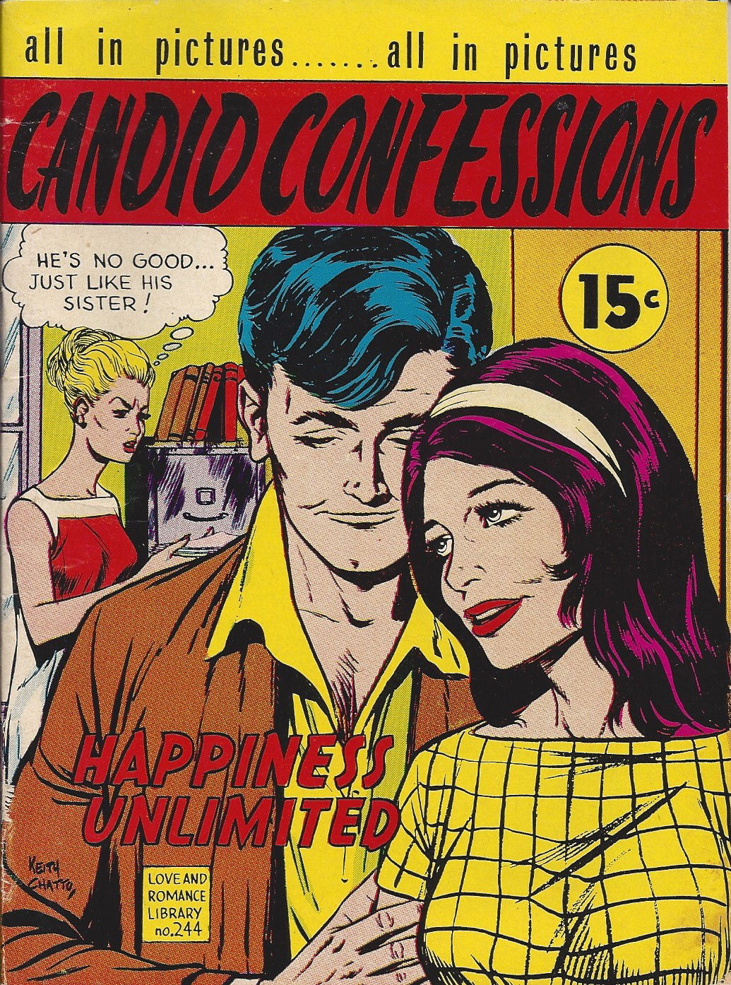 Love and Romance Library (Yaffa/Page, 1965? series) #244 ([August 1968?])